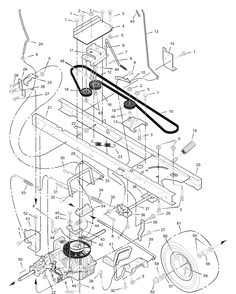 Part Location Diagram of 690517Z Murray Bracket Assembly, Idler